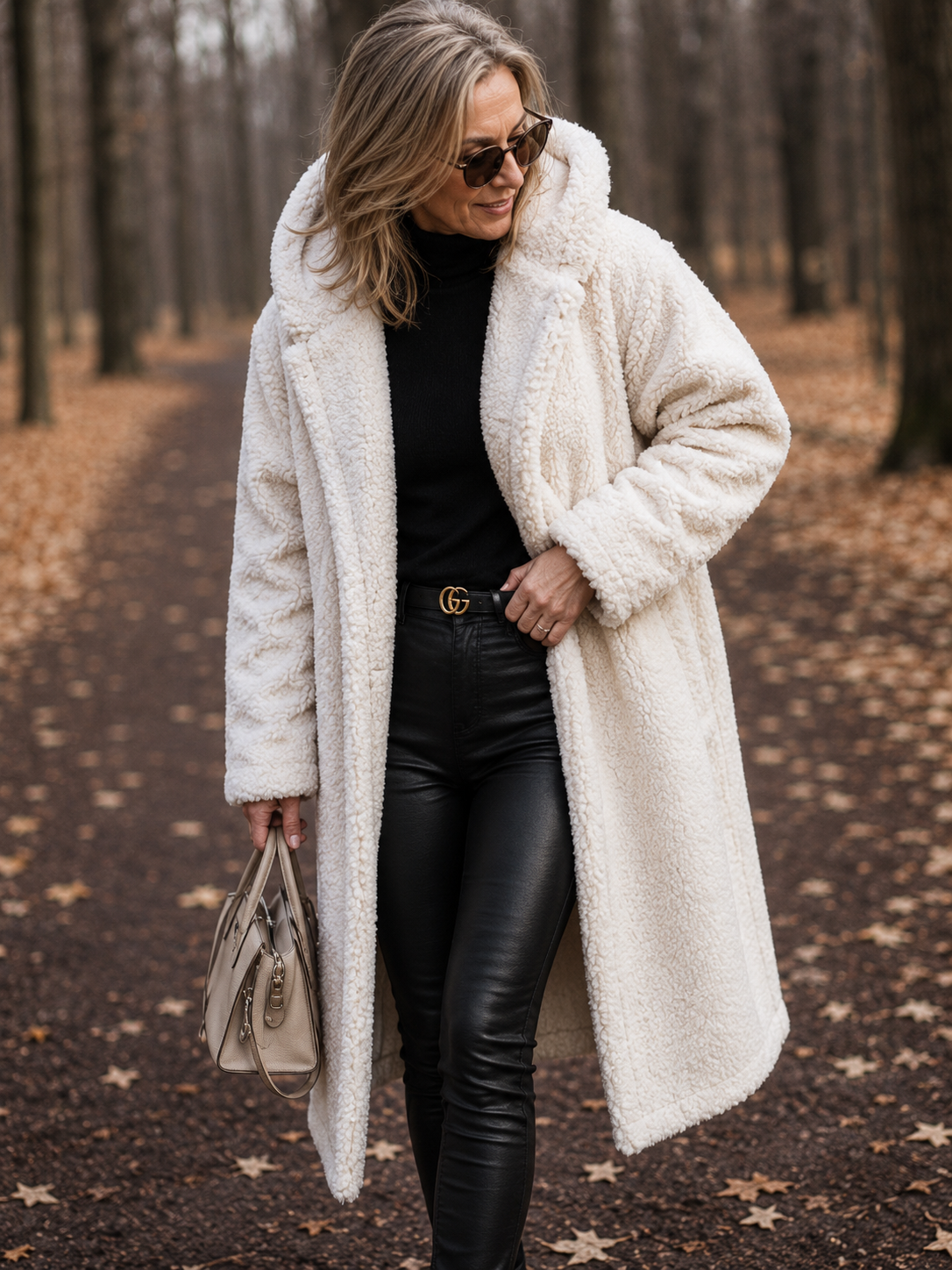 Roxanne – Long Teddy Coat