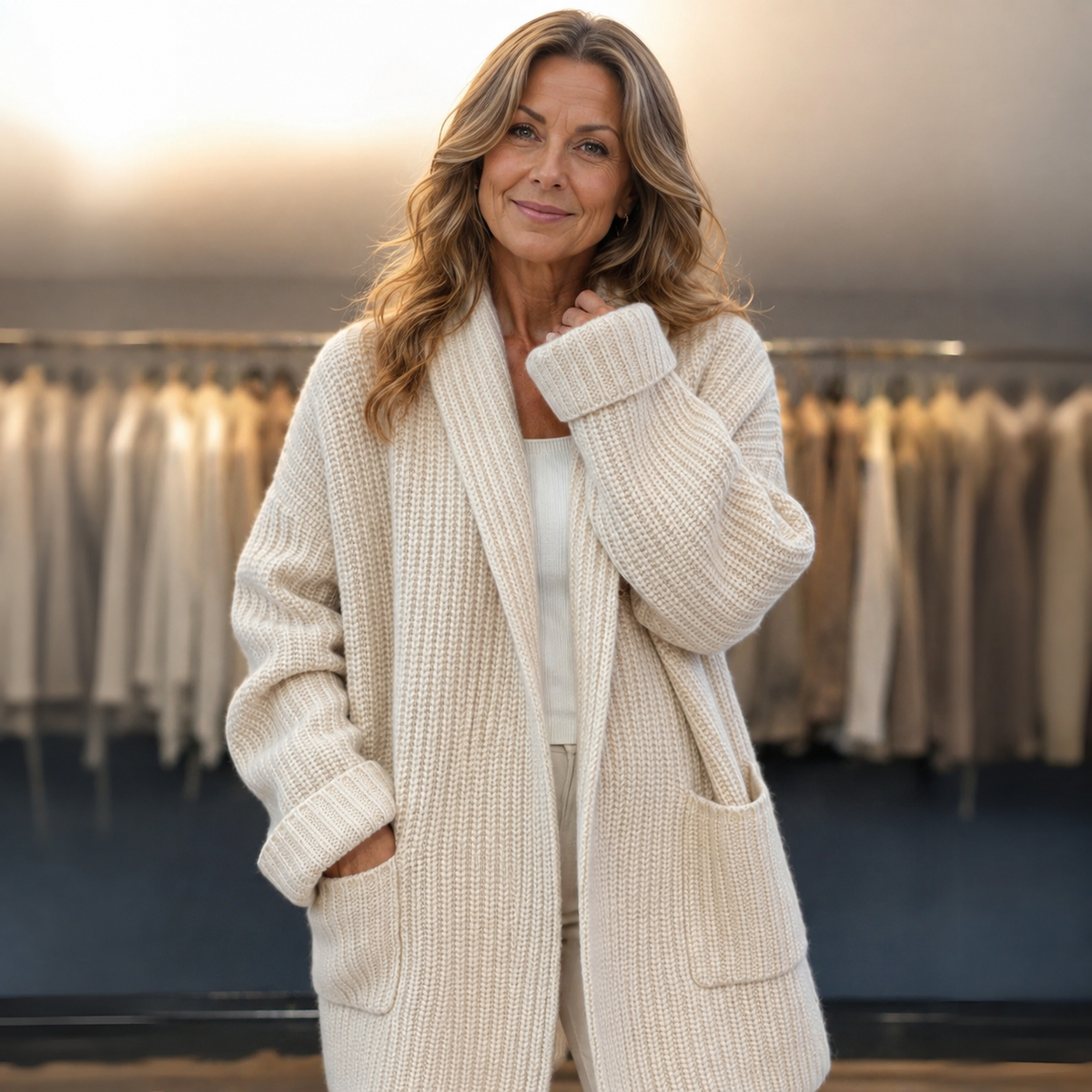 Theresa – Cozy Cardigan Coat