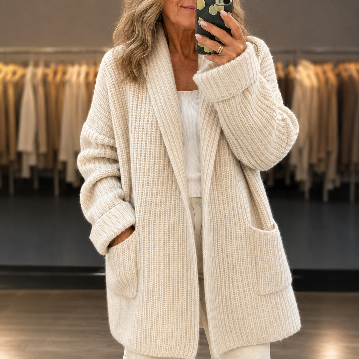 Theresa – Cozy Cardigan Coat